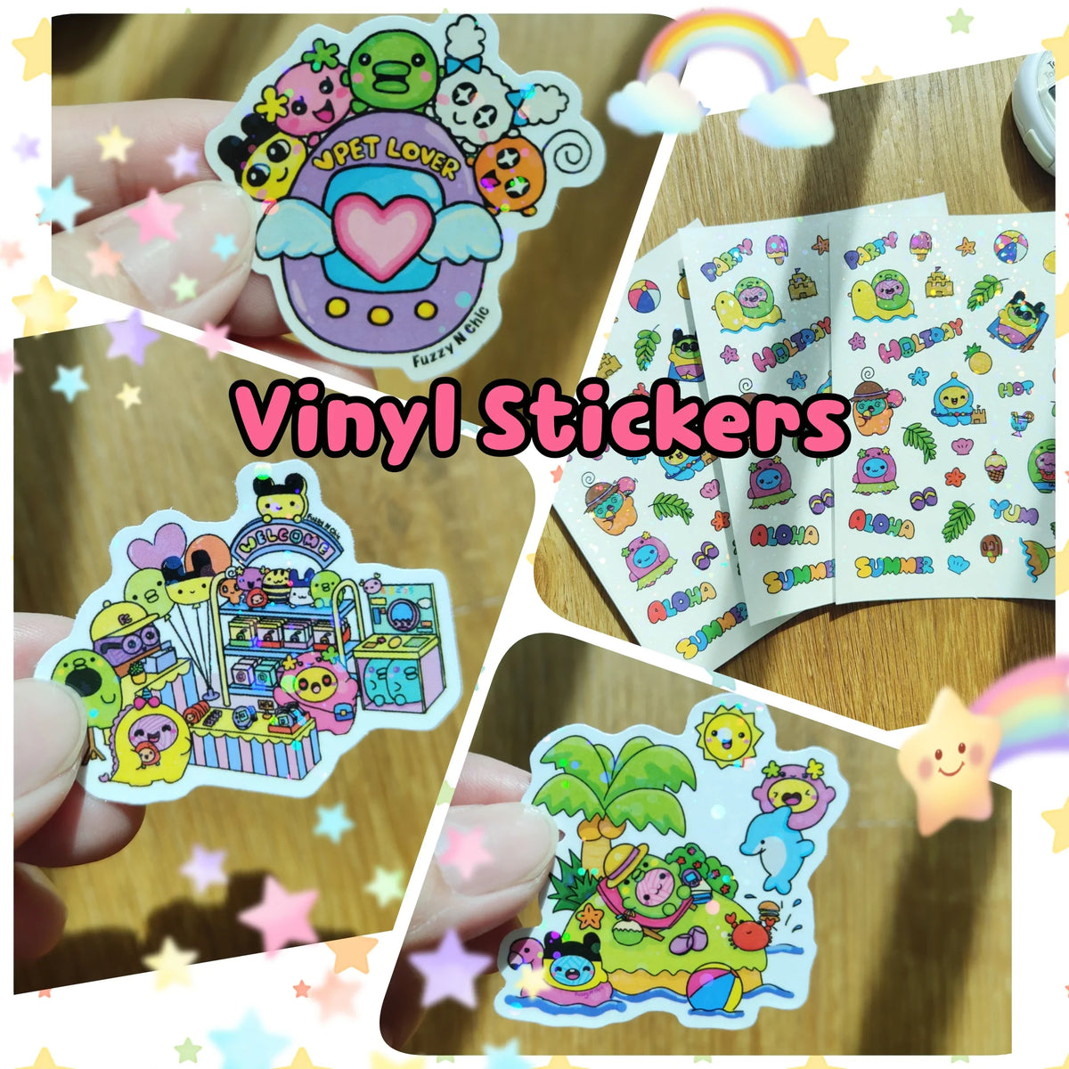 Stickers Fuzzy N Chic