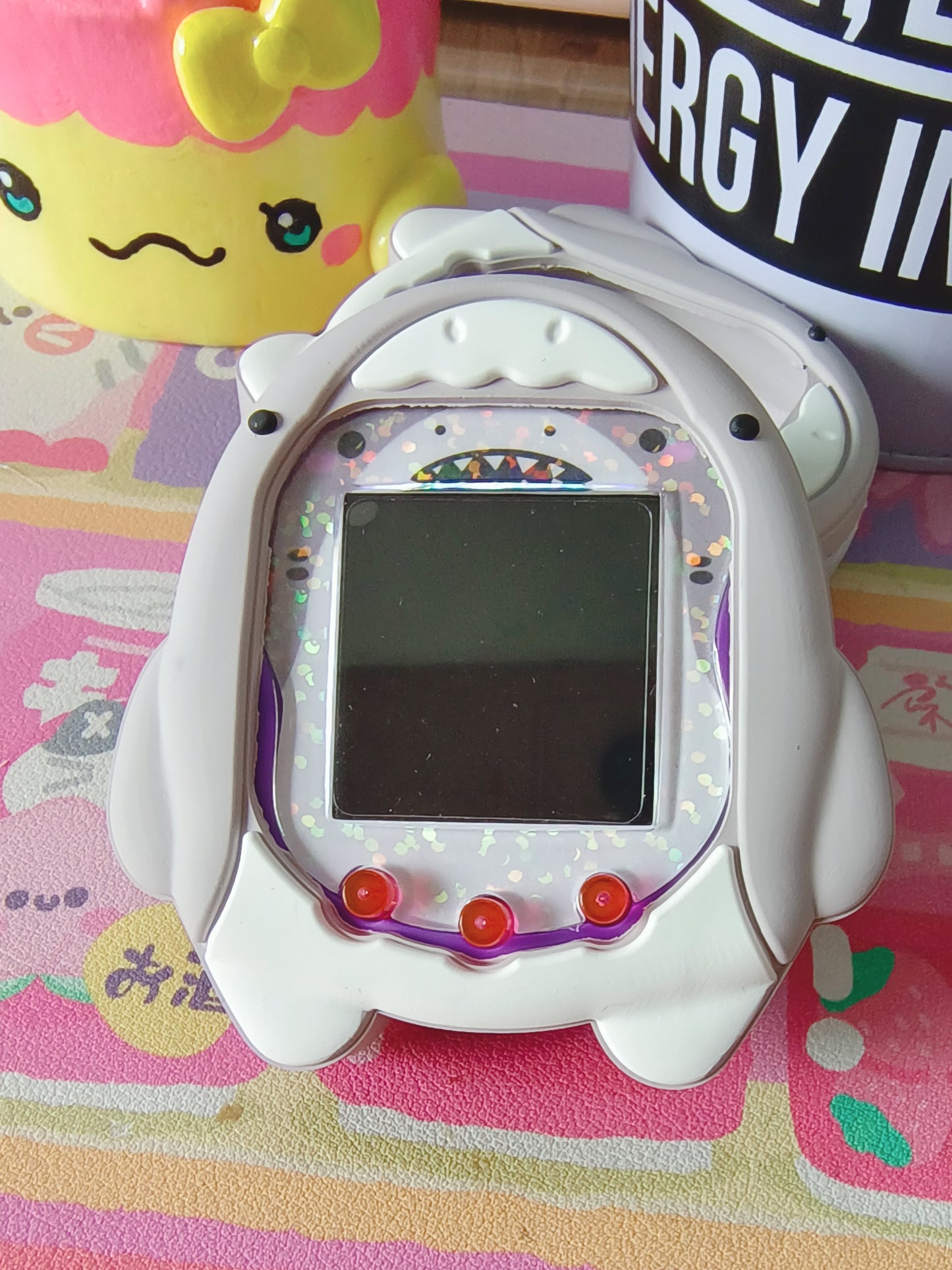 Tamagotchi Uni Sharky Silicone Cover - Free faceplate - Fuzzy N Chic