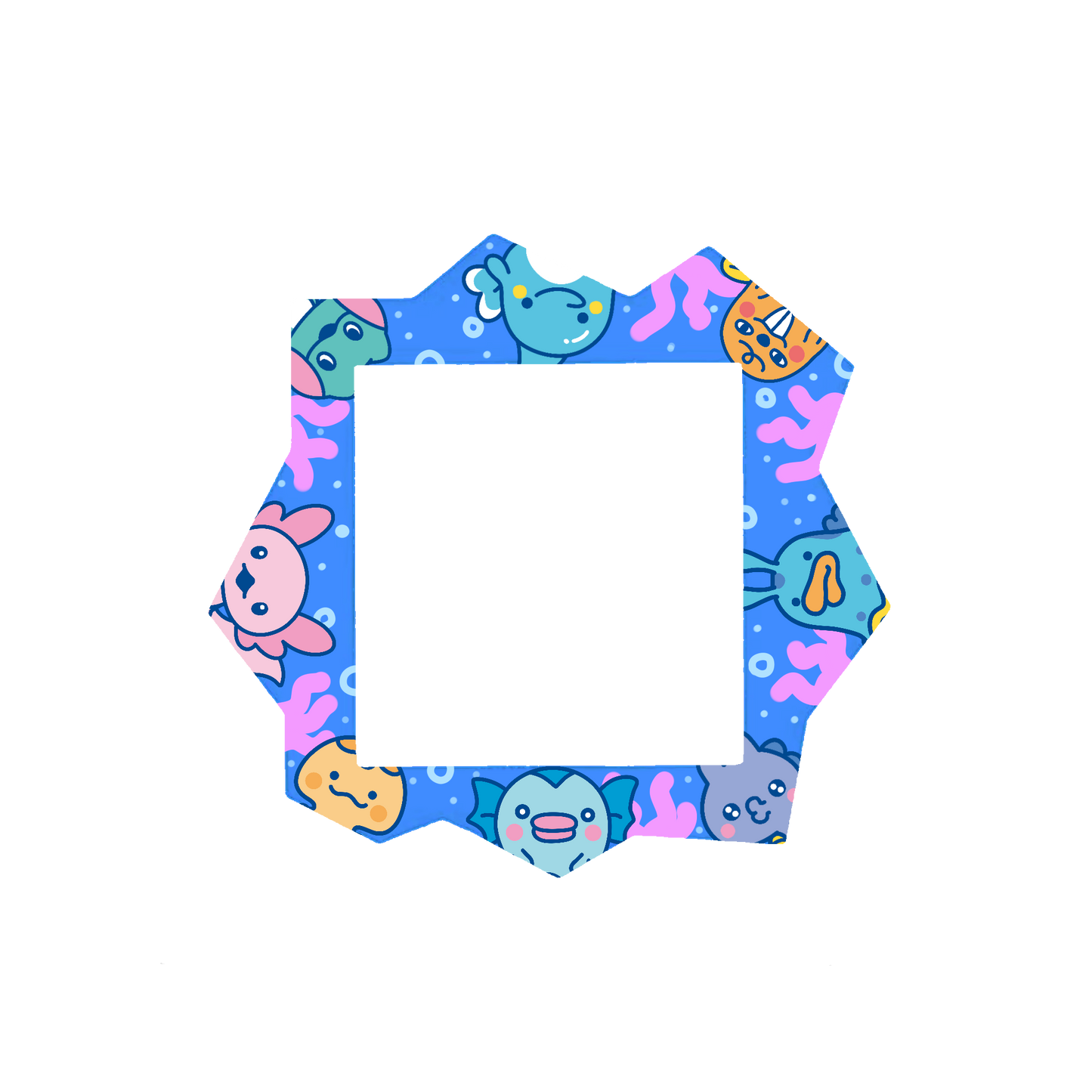 Tamagotchi Paradise Faceplate - blue blue sea - Fuzzy N Chic