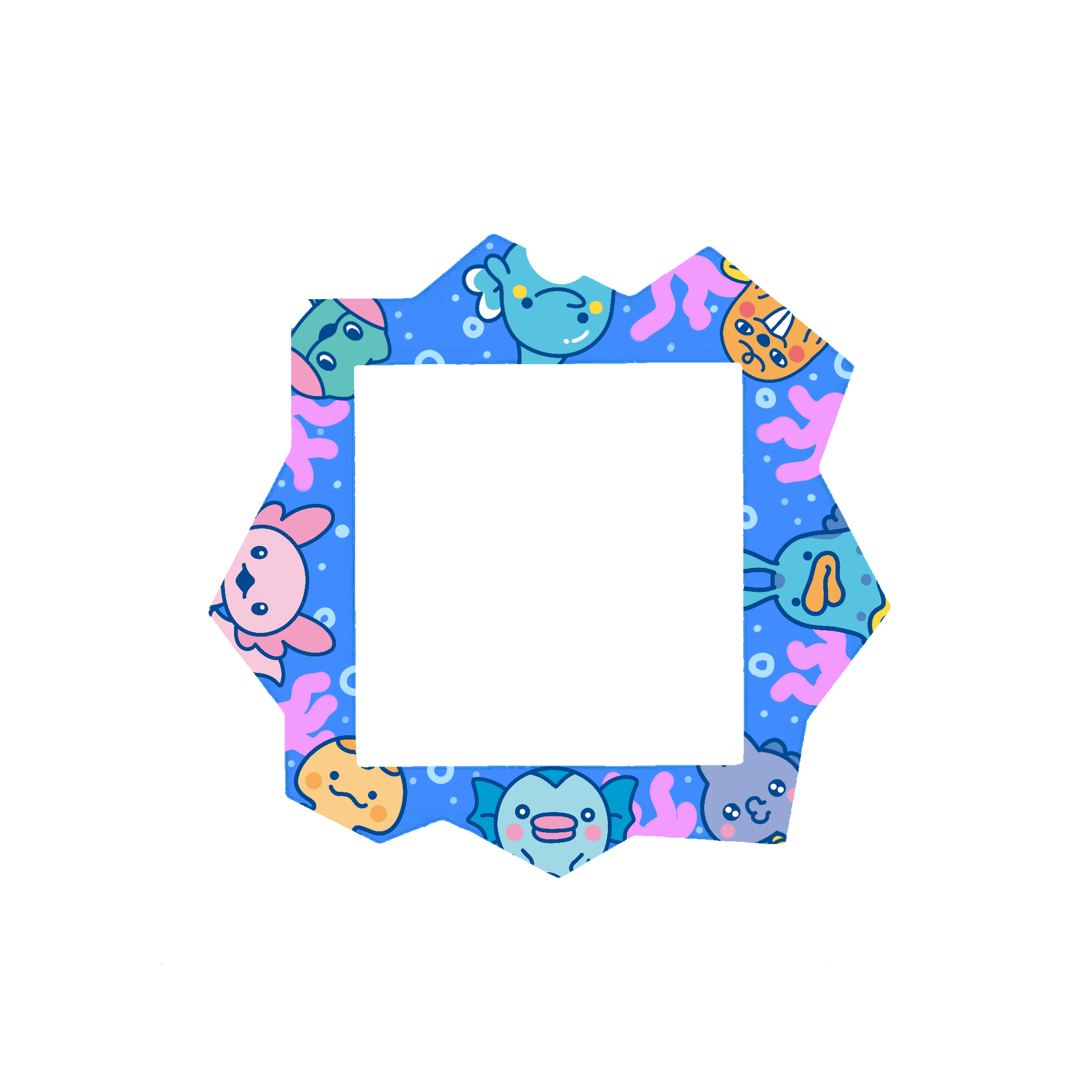 Tamagotchi Paradise Faceplate - blue blue sea - Fuzzy N Chic