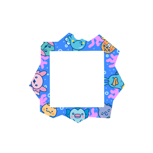 Tamagotchi Paradise Faceplate - blue blue sea - Fuzzy N Chic