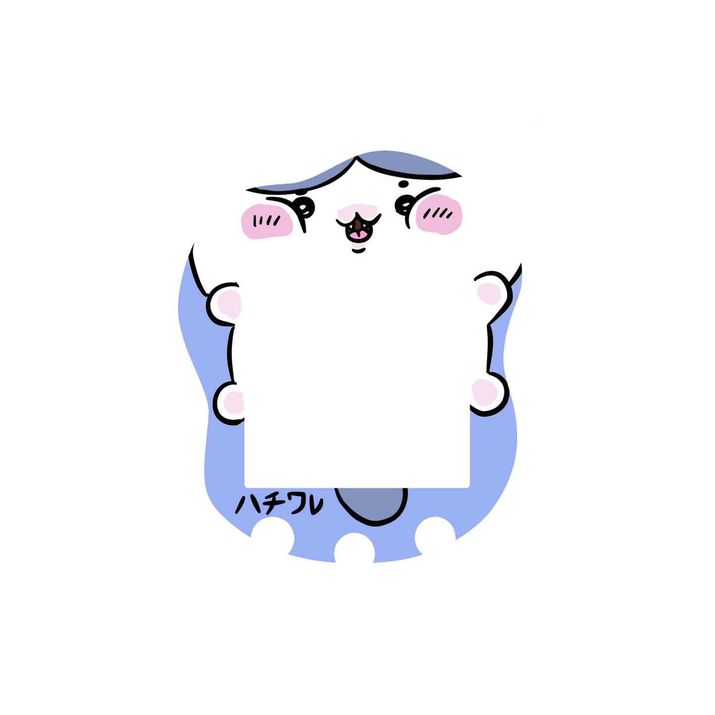 Tamagotchi Uni Faceplate - Hachiware - Fuzzy N Chic