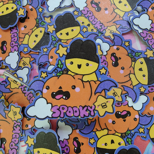 Spooky Flying Pumpkin - Mametchi - Fuzzy N Chic