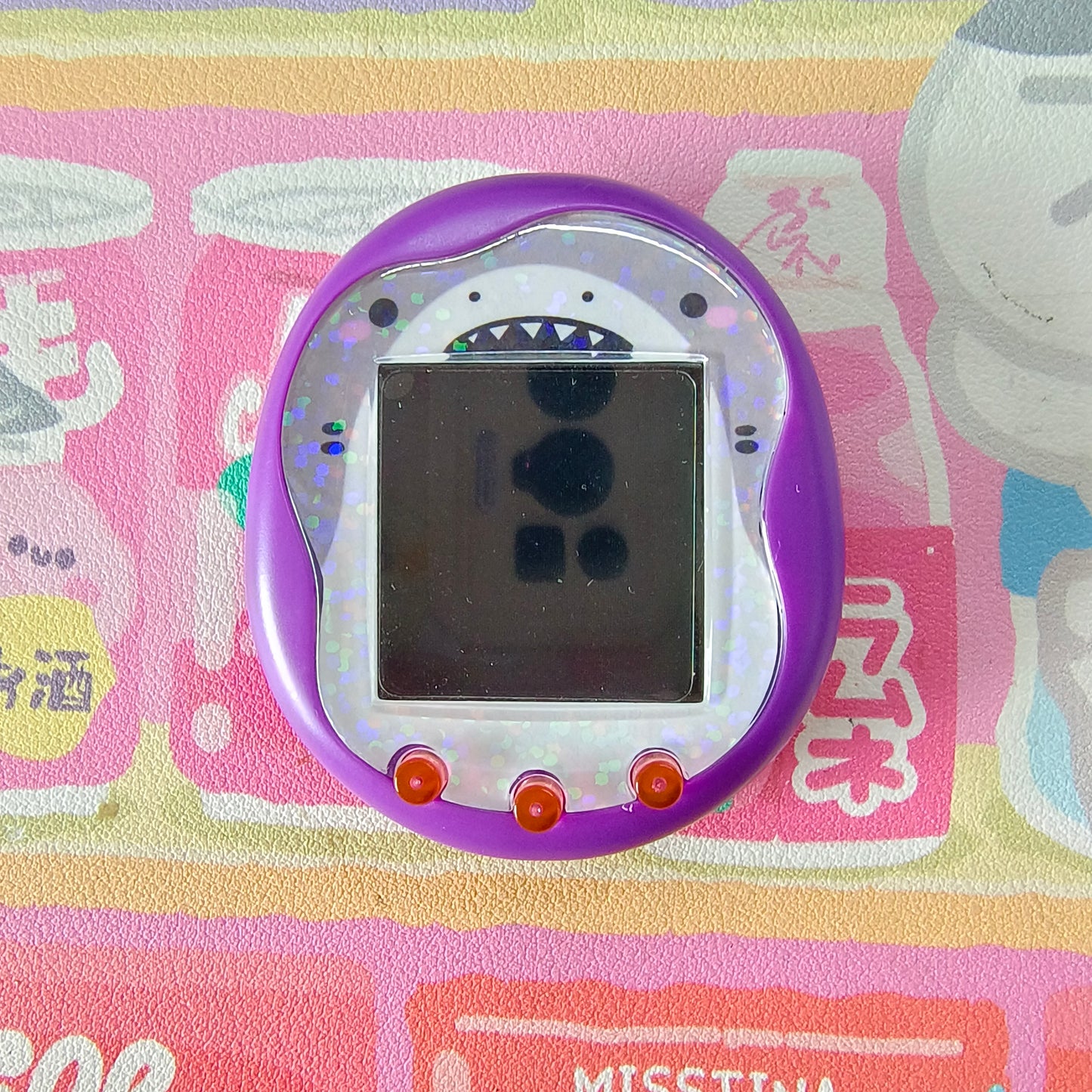 Tamagotchi Uni Faceplate - Sharky - Fuzzy N Chic