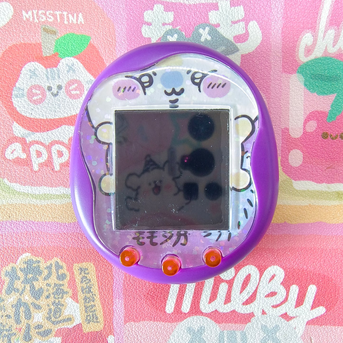 Tamagotchi Uni Faceplate - Momonga - Fuzzy N Chic