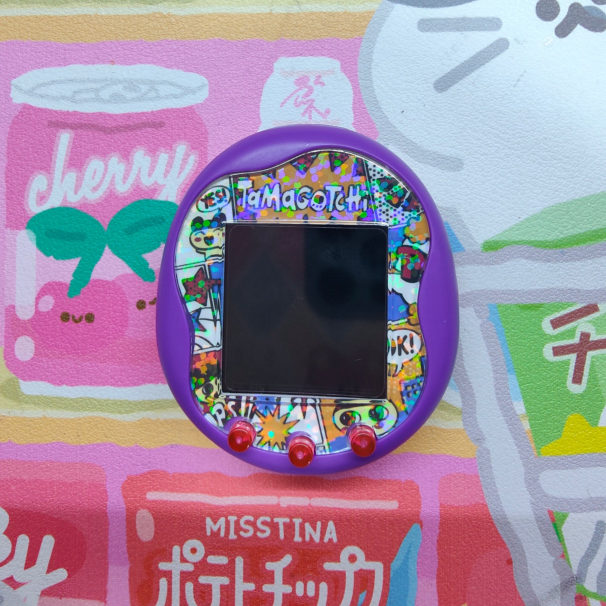 Tamagotchi Uni Faceplate - Mametchi comic - Fuzzy N Chic