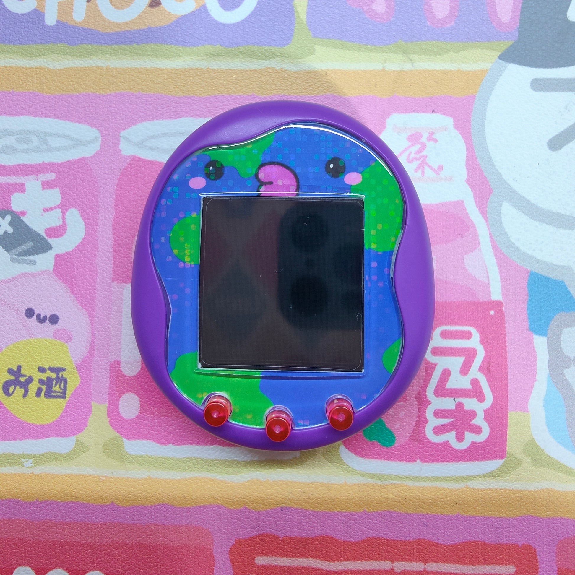 Tamagotchi Uni Faceplate - Earth - Fuzzy N Chic