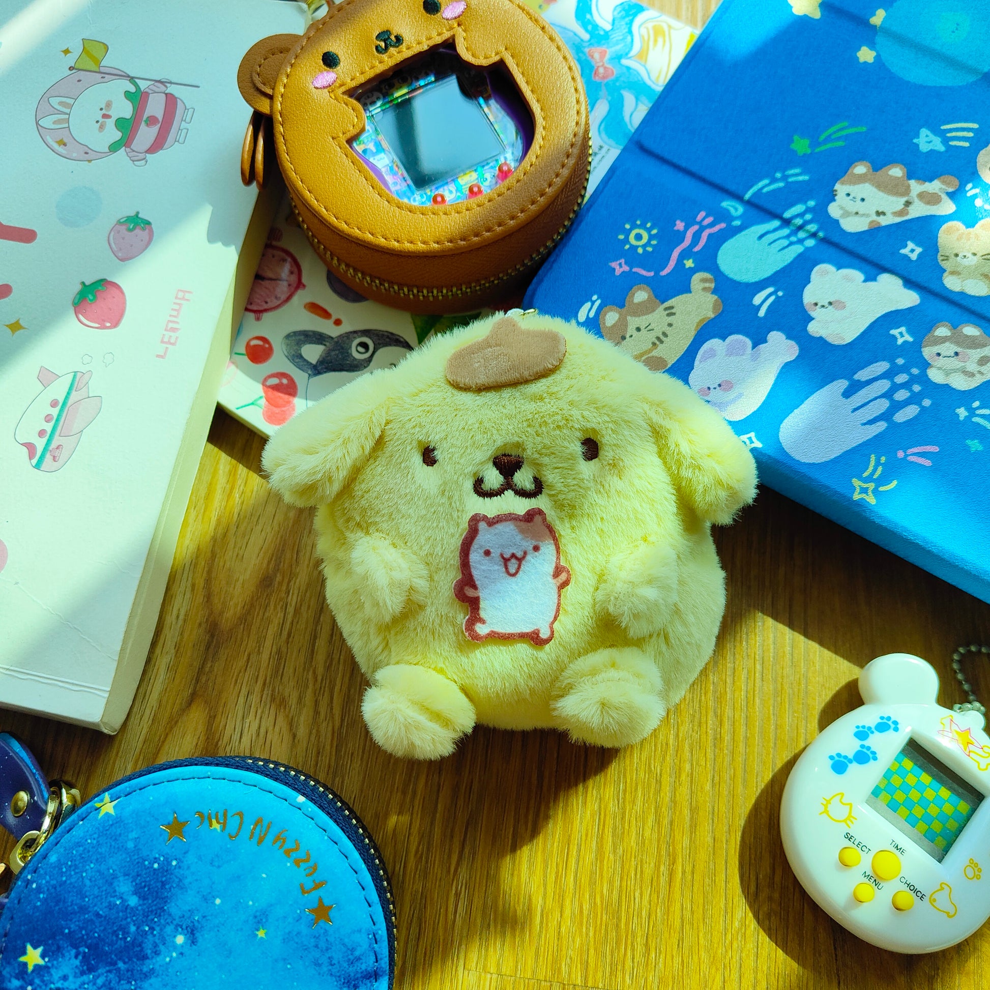 Fluffy Sanrio soft pouch - Fuzzy N Chic