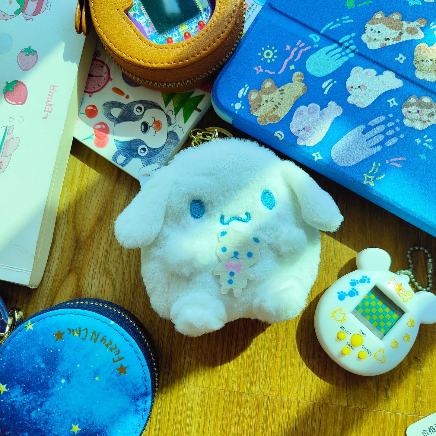 Fluffy Sanrio soft pouch - Fuzzy N Chic