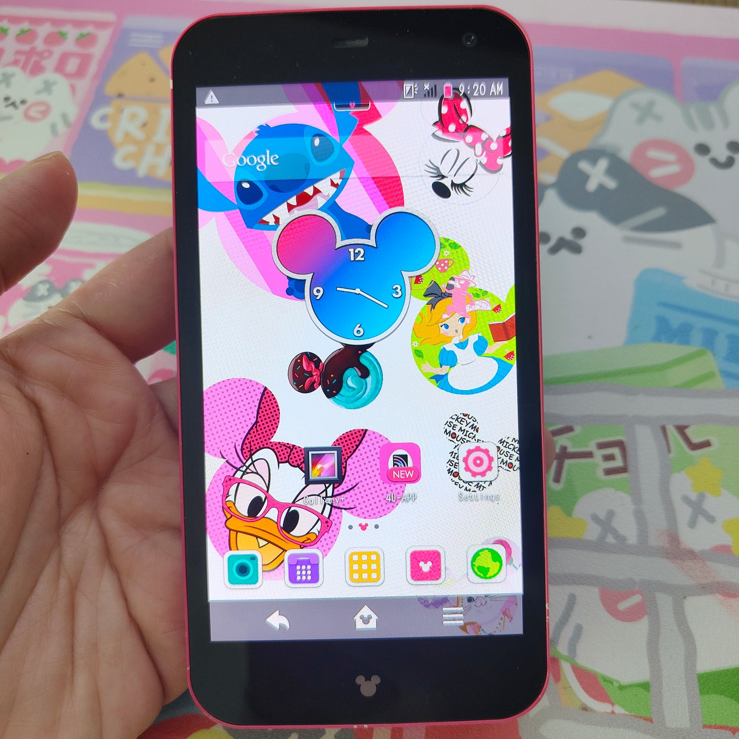 Disney NFC & Infrared 2-in-1 Tamagotchi Compatible Phone - Locked (cannot use with SIM card) - Fuzzy N Chic