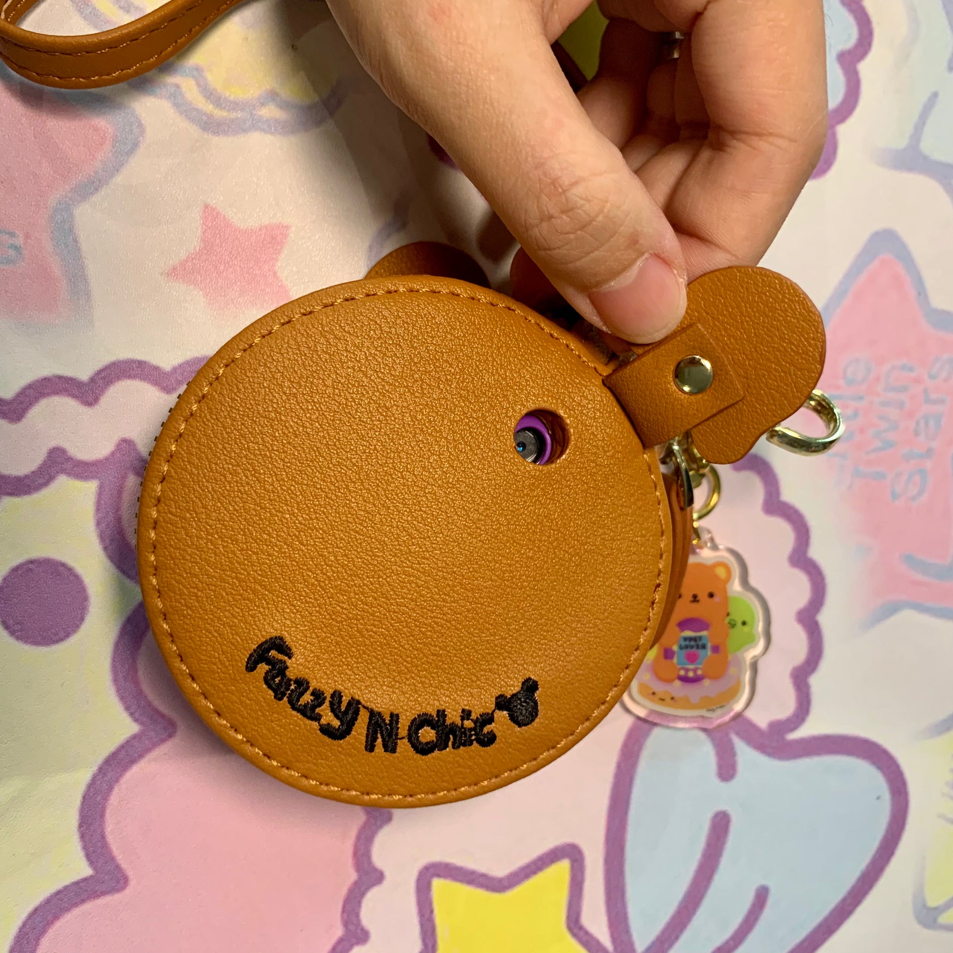 Tamagotchi Huggy Bear Zipper Pouch - Fuzzy N Chic