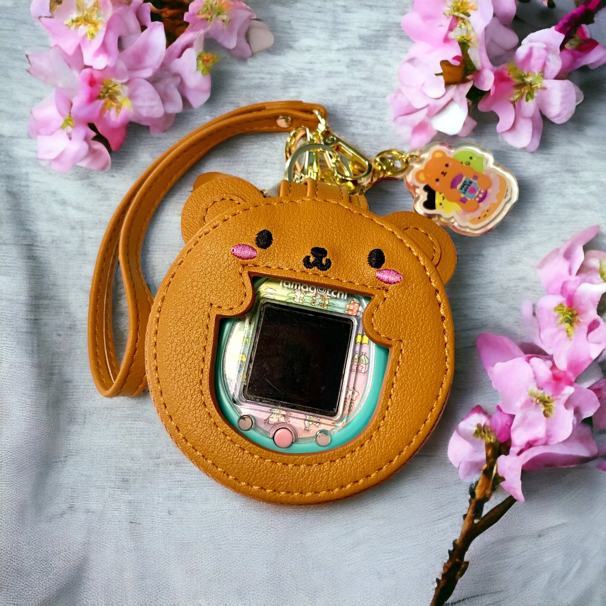Tamagotchi Huggy Bear Zipper Pouch - Fuzzy N Chic