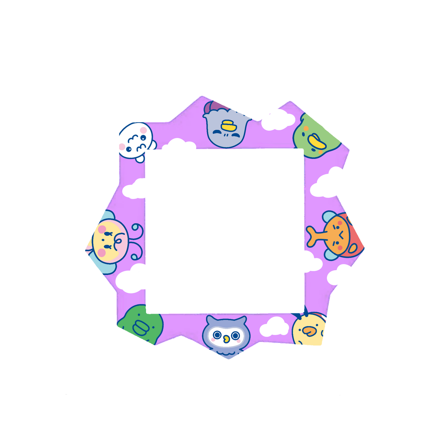 Tamagotchi Paradise Faceplate - purple sky - Fuzzy N Chic