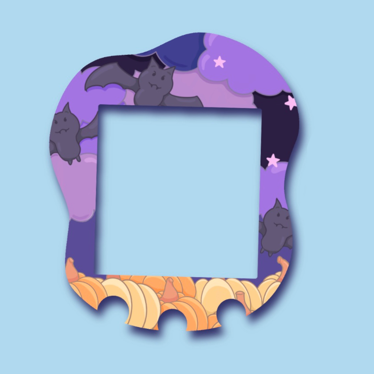 Tamagotchi Uni Faceplate - Halloween Bat - Fuzzy N Chic