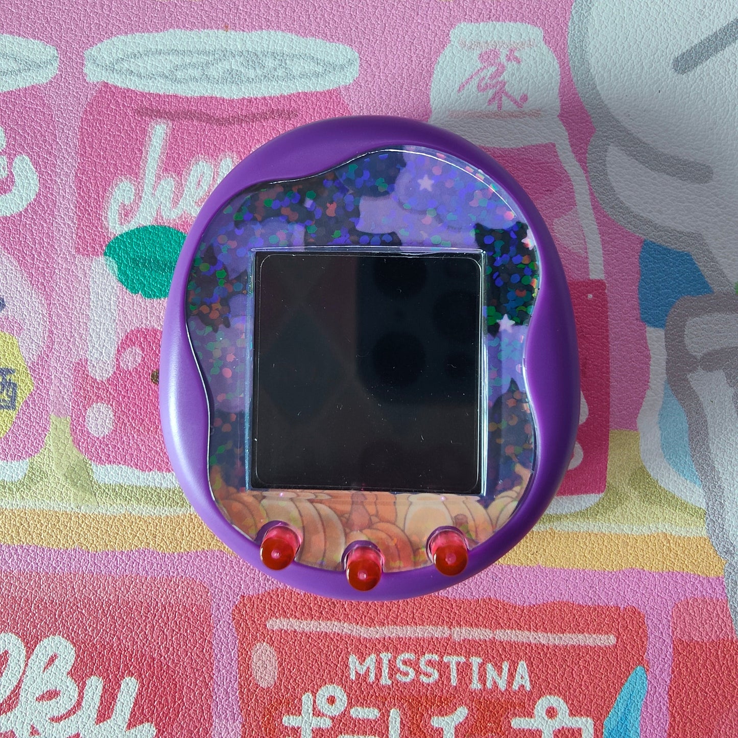 Tamagotchi Uni Faceplate - Halloween Bat - Fuzzy N Chic