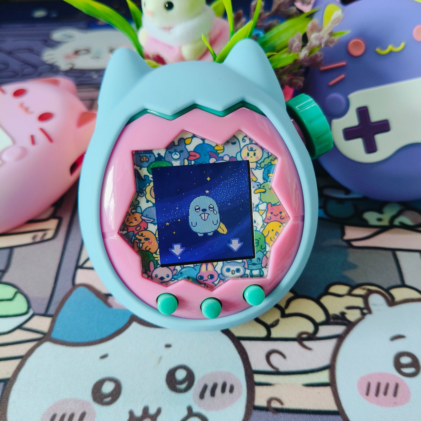 Tamagotchi Paradise Gamer Cat Silicone Cover - Fuzzy N Chic