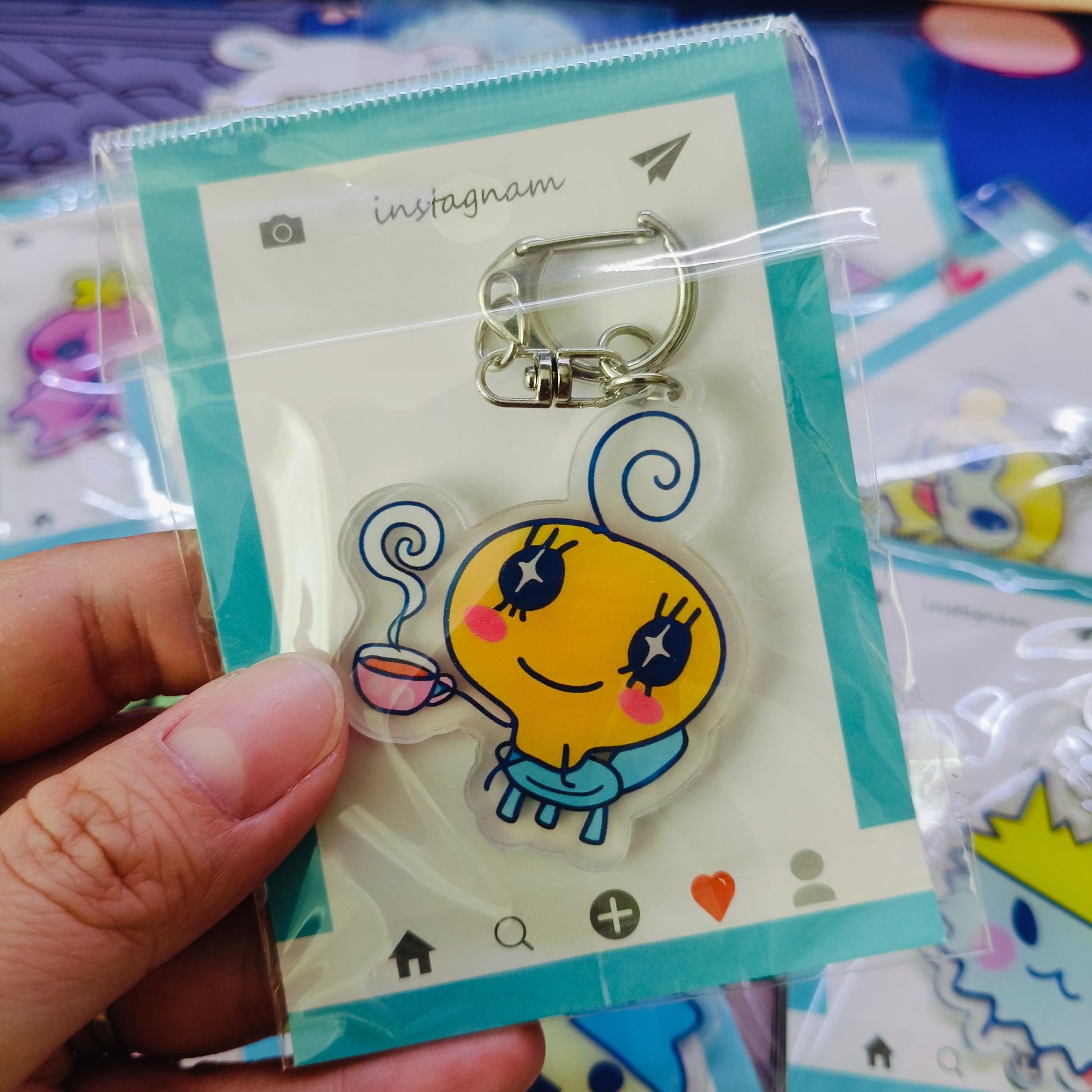 Tamagotchi Acrylic Keychain - Fuzzy N Chic