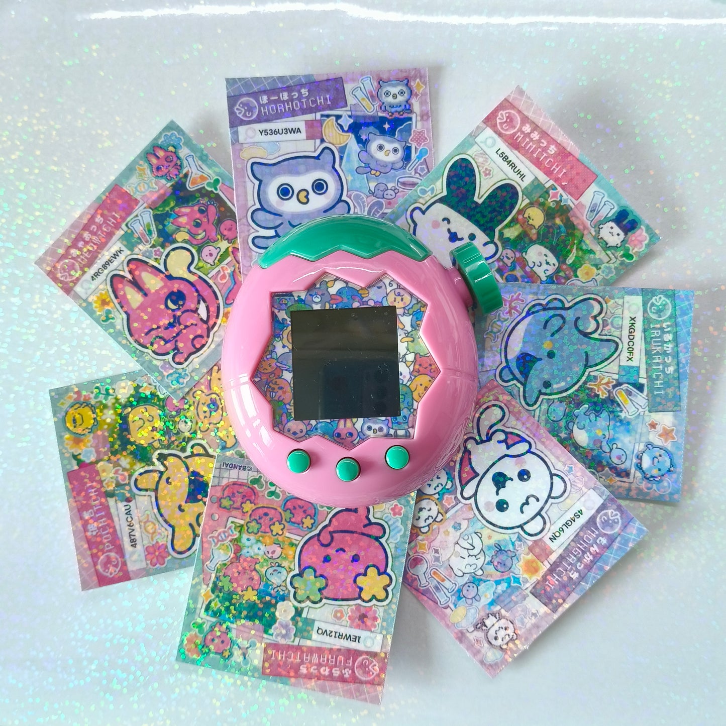 Tamagotchi paradise code stickers - Fuzzy N Chic