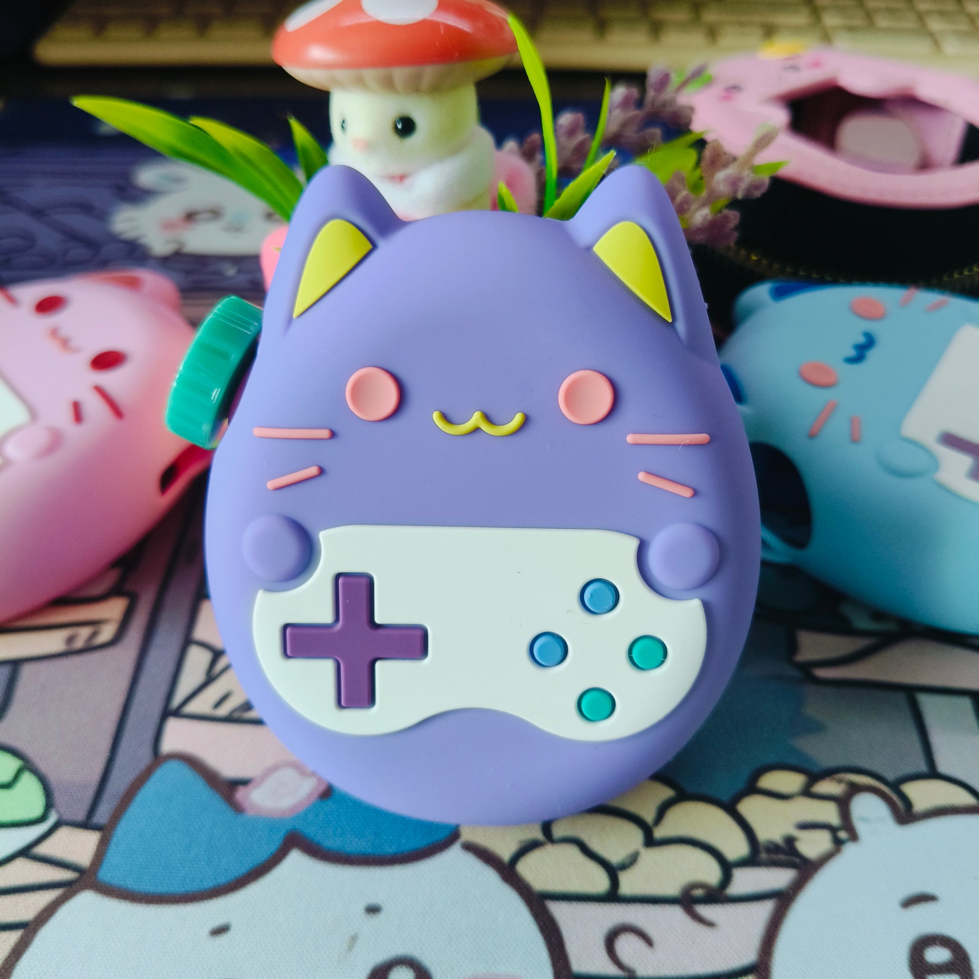 Tamagotchi Paradise Gamer Cat Silicone Cover - Fuzzy N Chic