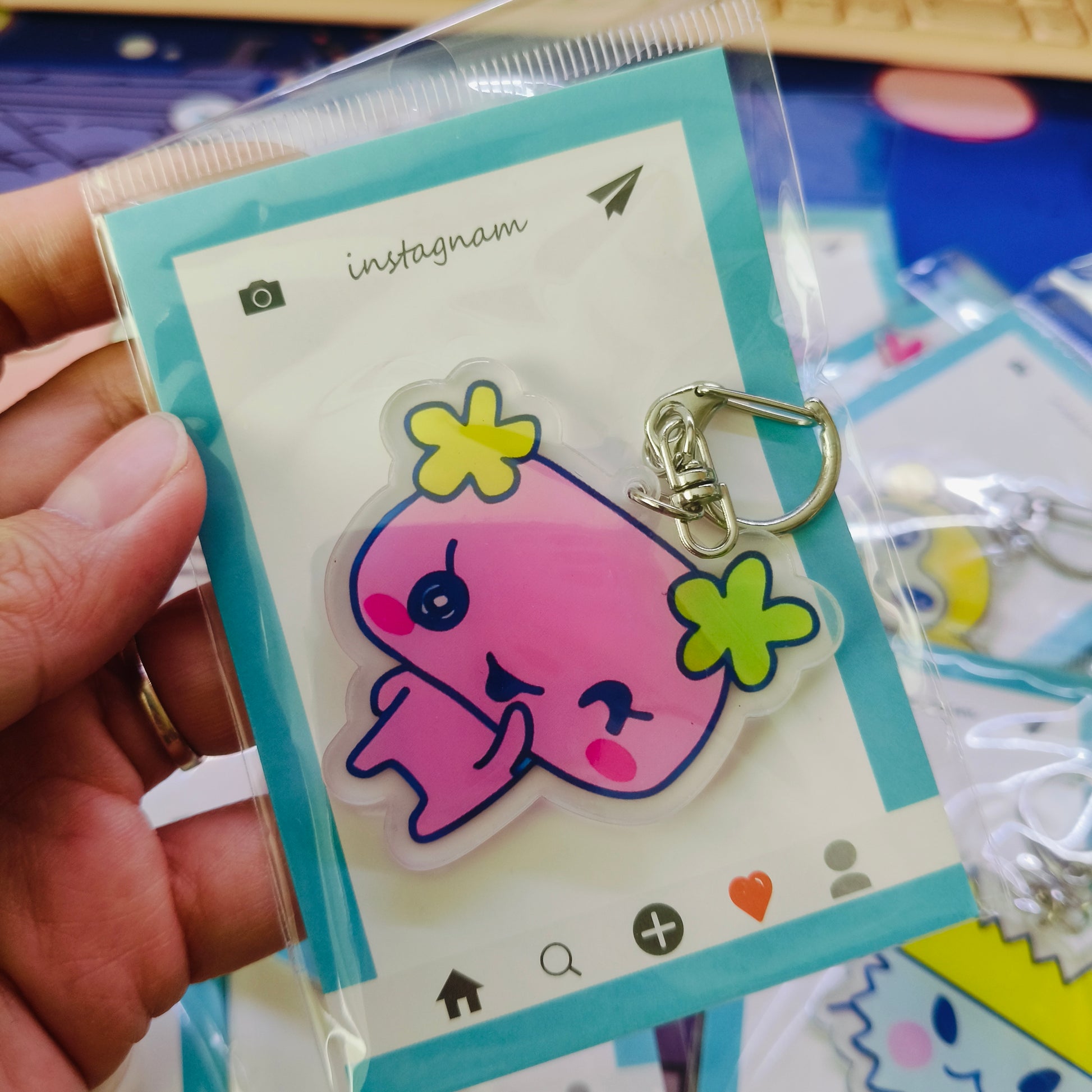 Tamagotchi Acrylic Keychain - Fuzzy N Chic