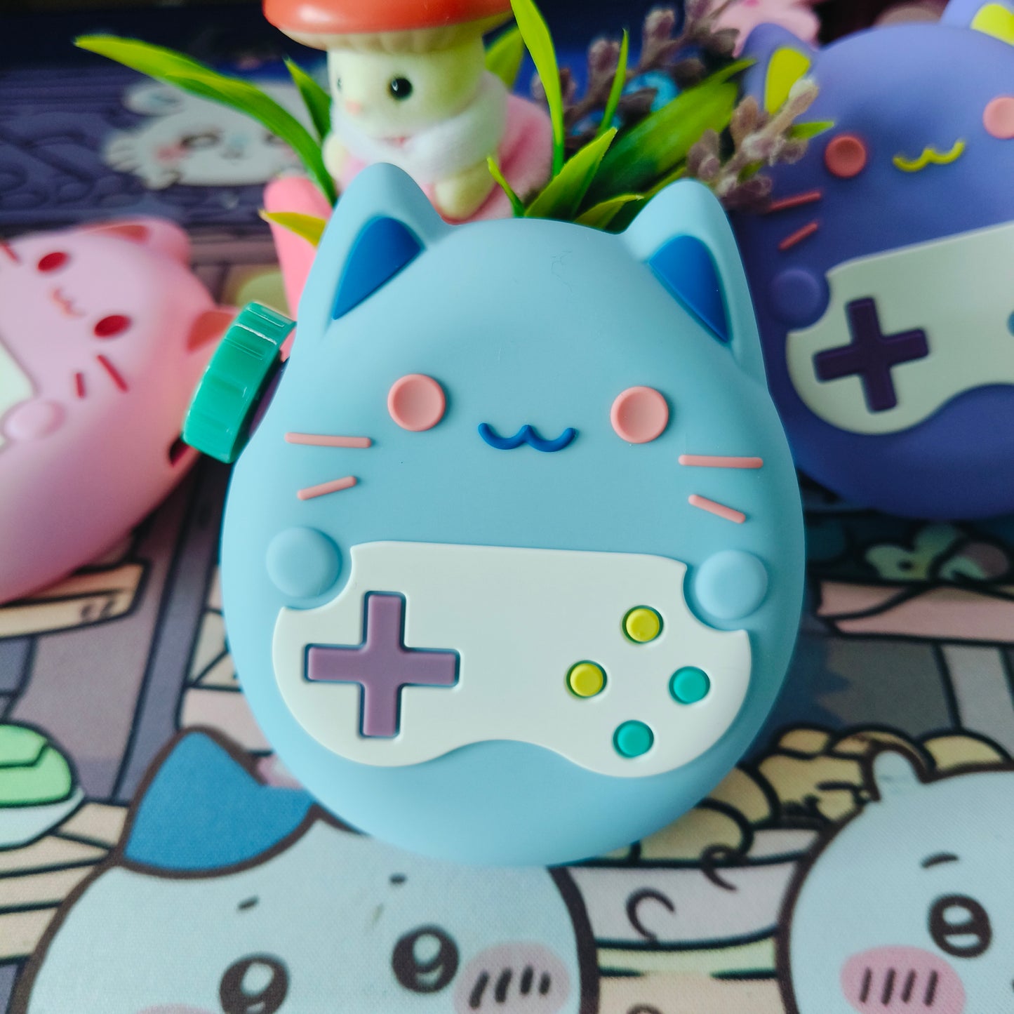 Tamagotchi Paradise Gamer Cat Silicone Cover - Fuzzy N Chic