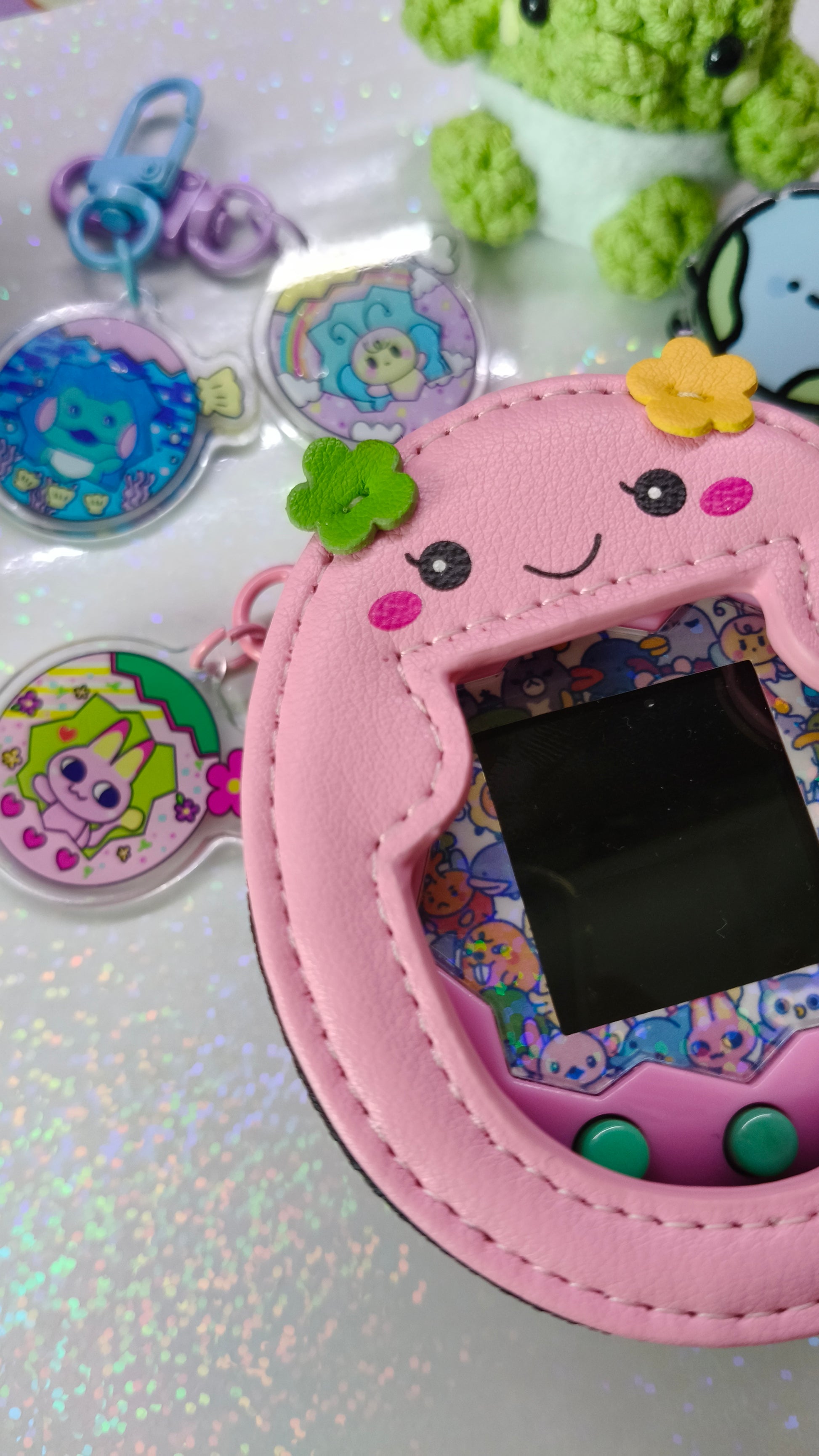 Tamagotchi Violetchi Zipper Pouch for Paradise!❤️ - Fuzzy N Chic