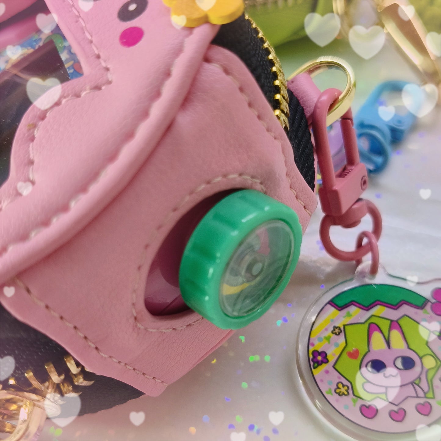 Tamagotchi Violetchi Zipper Pouch for Paradise!❤️ - Fuzzy N Chic