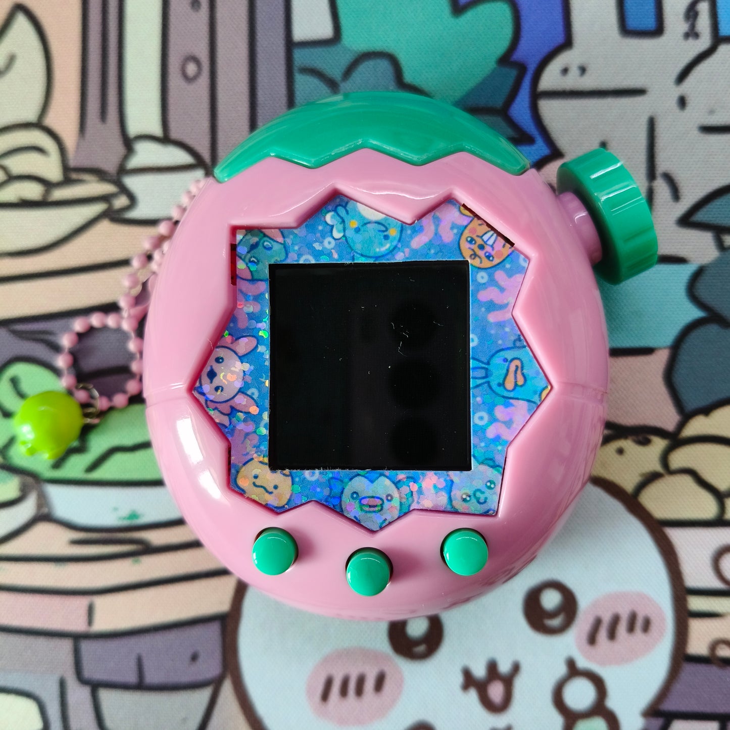 Tamagotchi Paradise Faceplate - blue blue sea - Fuzzy N Chic