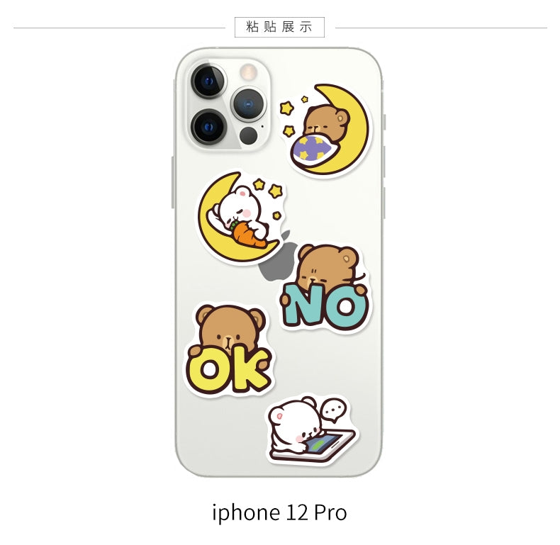 INS Bear Stickers Pack - Fuzzy N Chic