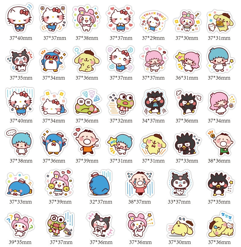 Sanrio Stickers Pack - Fuzzy N Chic
