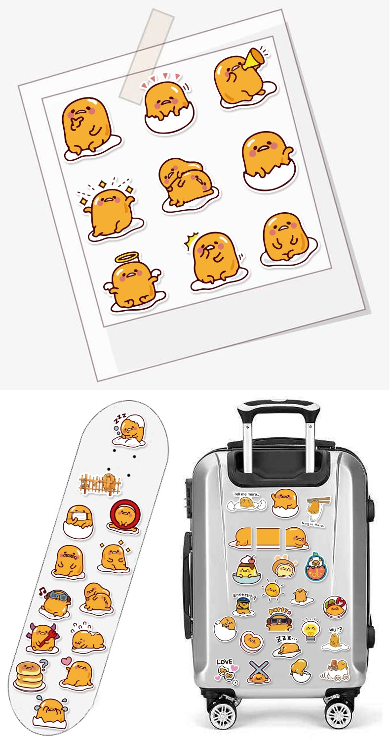 Gudetama Stickers Pack - Fuzzy N Chic