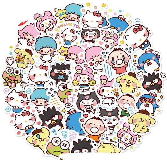 Sanrio Stickers Pack - Fuzzy N Chic