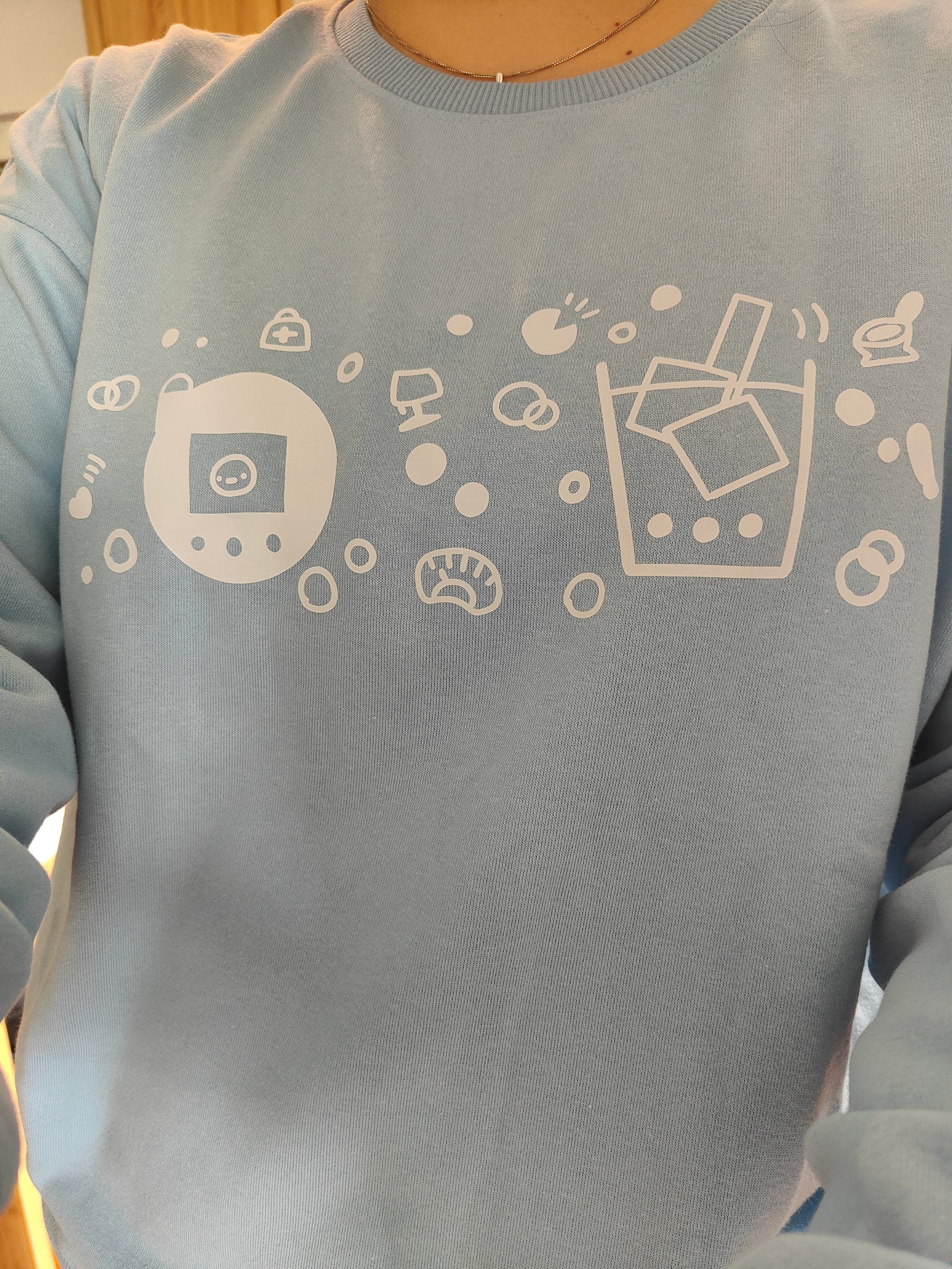 Tamagotchi Melon Soda Sweater [PRE-ORDER] - Fuzzy N Chic