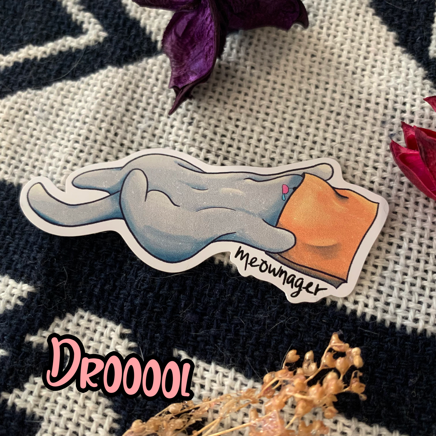 Cat Snack Themed Vinyl Stickers - Fuzzy N Chic