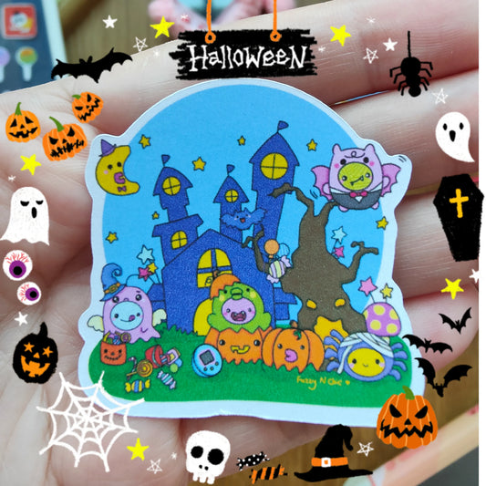 Yarn babies Halloween party Sticker Fuzzy N Chic